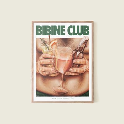 Poster - Bibine Club - 30x40cm
