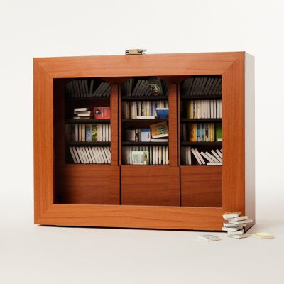 Bibliothèque de bureau à organiser