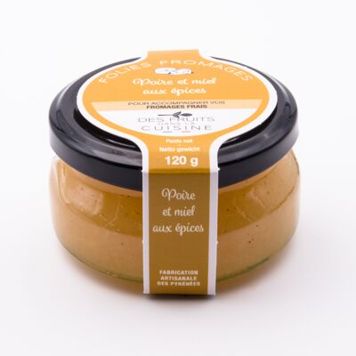 Folies Fromages Pear and honey with spices 120g, to accompany fresh cheeses
