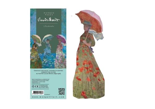 Marque-Pages - Femme à l'ombrelle, Claude Monet