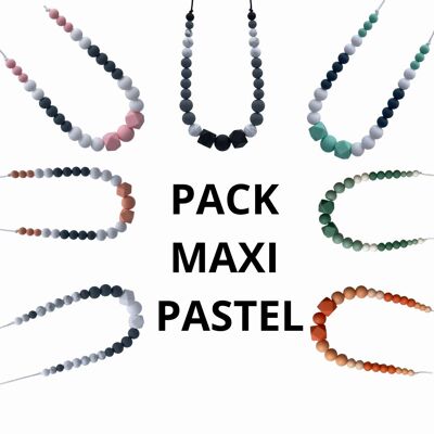 Sensorische Halsketten zum Stillen – Maxi-Trio-Pack