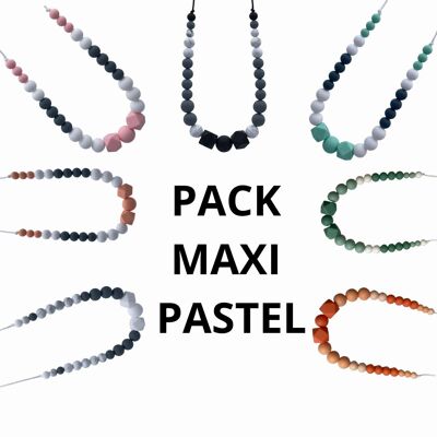 Collares sensoriales de lactancia - Maxi pack trío