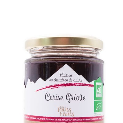 Cerise griotte BIO généreuse 210g (plus de fruits moins de sucre)