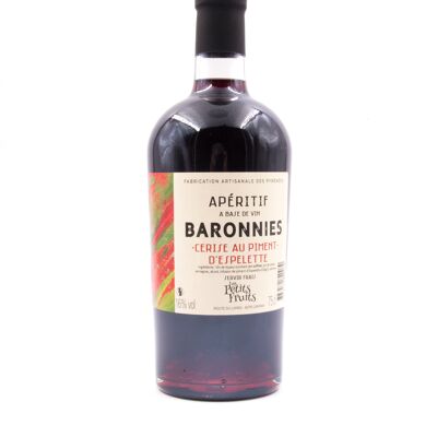 Apéritif des Baronnies 75cl Cerise piment d'Espelette 16°