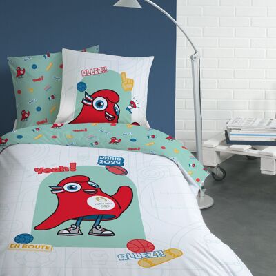 Bedding set Olympic Games Paris 2024 Mascot OLY Allez