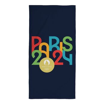 Serviette de Plage enfant Jeux Olympiques Paris 2024 OLY Arches 2