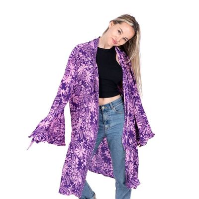 Violet Midi Summer Kimono