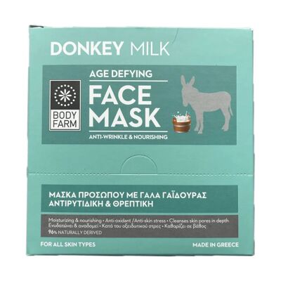 Facial scrub Donkey milk 24 pcs - with counter display