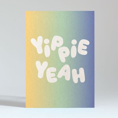 Postcard “YIPPIE YEAH”