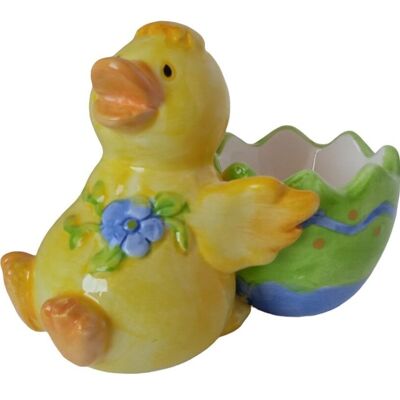 CERAMIC EGG CASE "DUCK" DIMENSION: 12x6x9cm MM-352