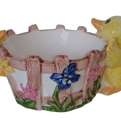 CERAMIC BOWL "DUCKS" DIMENSION: 21x12x7cm MM-359