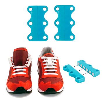 Laçage facile par fermoir magnétique pour chaussure à  lacets 8