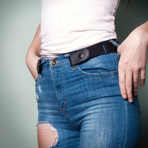 RELAX CEINTURE : Ceinture Elastique Sans Boucle avec Fermoir à  Pression