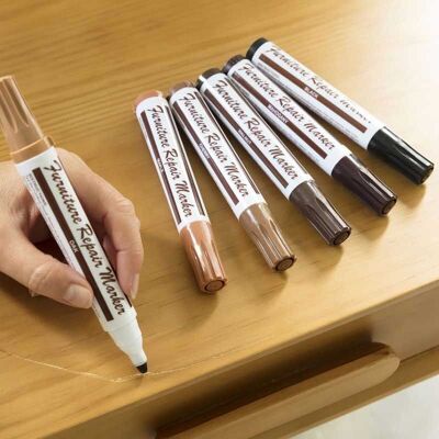 RENOVE WOOD: Pack of 6 Markers to Renovate Wood