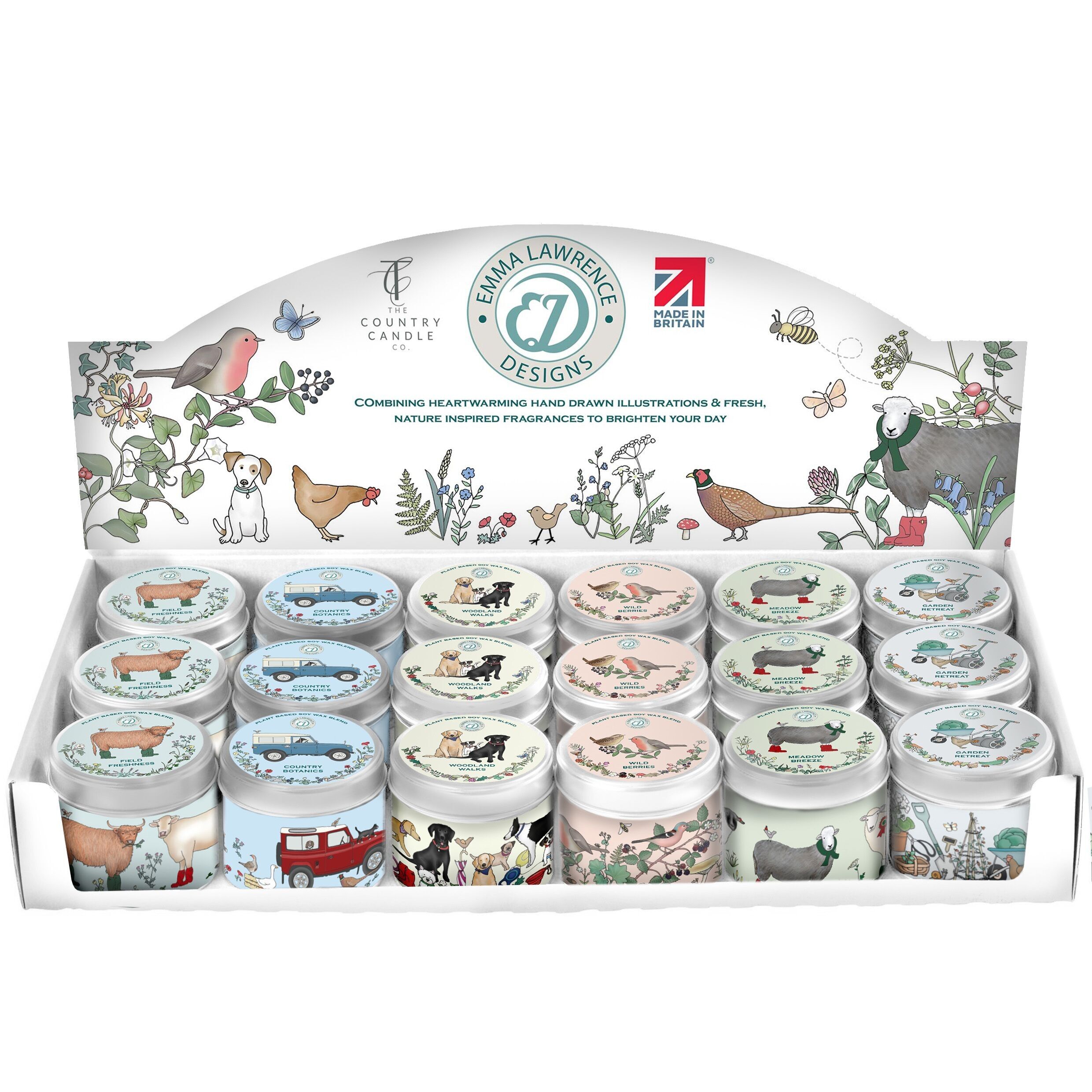 CDU-EMMA LAWRENCE-18 Unità espositiva da banco in latta (CDU)