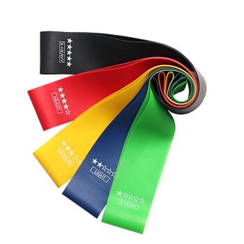 RESISTANCE BANDS : 5 Bandes de Resistance Elastiques pour le Sport 4