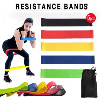 RESISTANCE BANDS : 5 Bandes de Resistance Elastiques pour le Sport 6