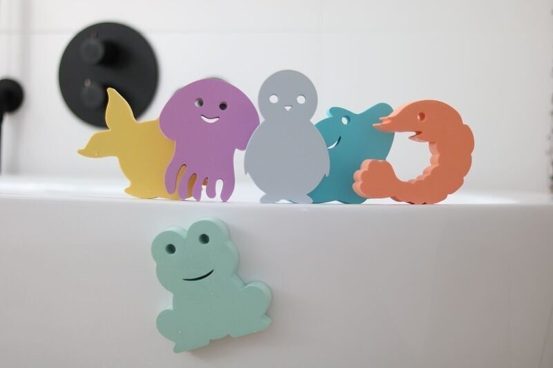 Waterfun BADEZIMMER-SET 2 Set mit 6 Stück EVA-Gummi für freies Spielen