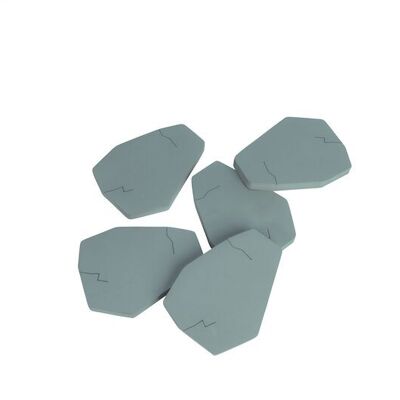 ROCKS set 5 pieces of EVA rubber for free play