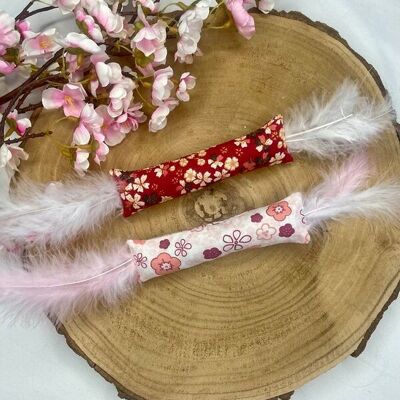 Cou-Stick Sakura with catnip or valerian