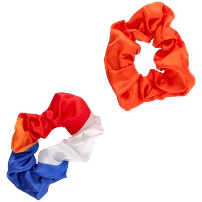 Crunchies - Orange/RedWhiteBlue - 2 pieces