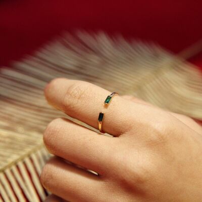 Lilia gold plated ring