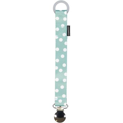 Porta ciuccio Dust mint dot Taglia unica