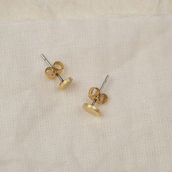 Boucles d'oreilles puces DEMI-CERCLE 2