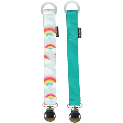 Pacifier holds 2-pack Rainbow