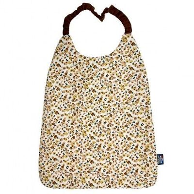 LARGE ELASTIC BIB - MINI LEOPARD