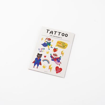 Children's tattoo "Superkids"