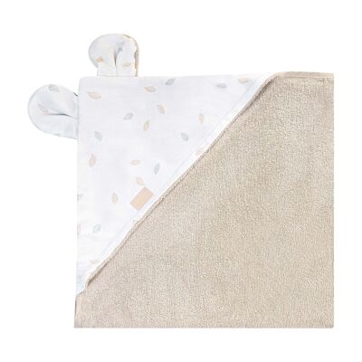 Serviette de bain BÉBÉ avec capuche en éponge de bambou