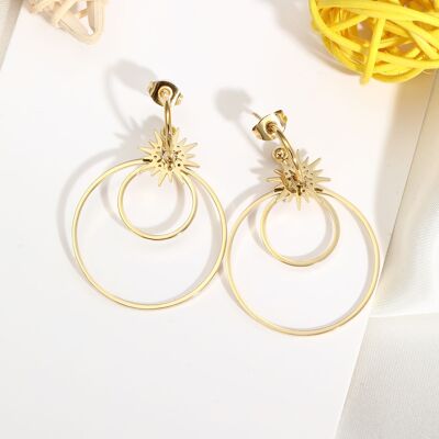 Stainless steel earrings - BO100222