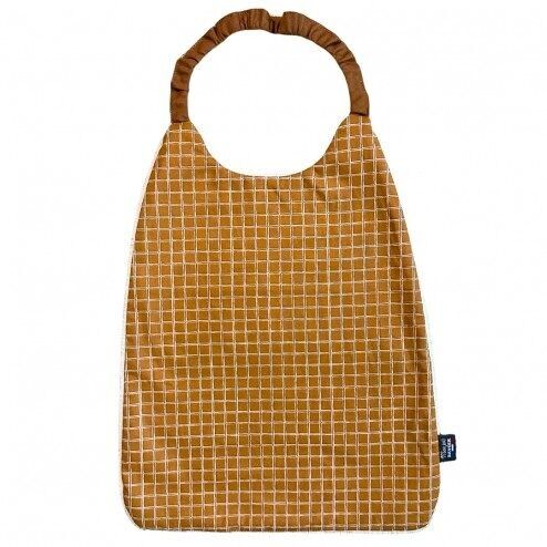 PETTORINA GRANDE ELASTICA - CAMMELLO CHECK