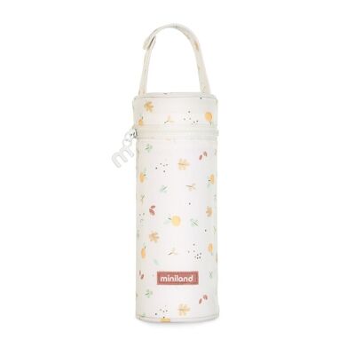Miniland Thermibag Valencia 350ml. Isothermal bag with handle for easy hanging and transport. Ideal for bottles or thermos for solid food. Valencia Collection
