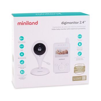 Miniland-Digimonitor 2.4.    Babyphone avec caméra rotative. 5
