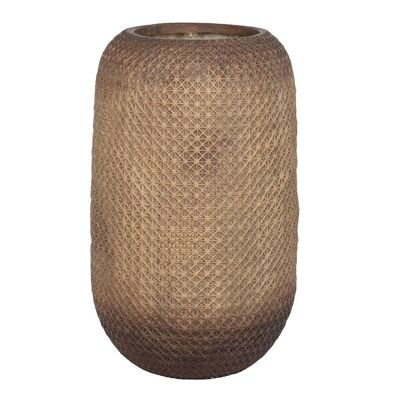 MAGNESIA FLOWER POT 50.8X50.8X83.5 BROWN MC210637