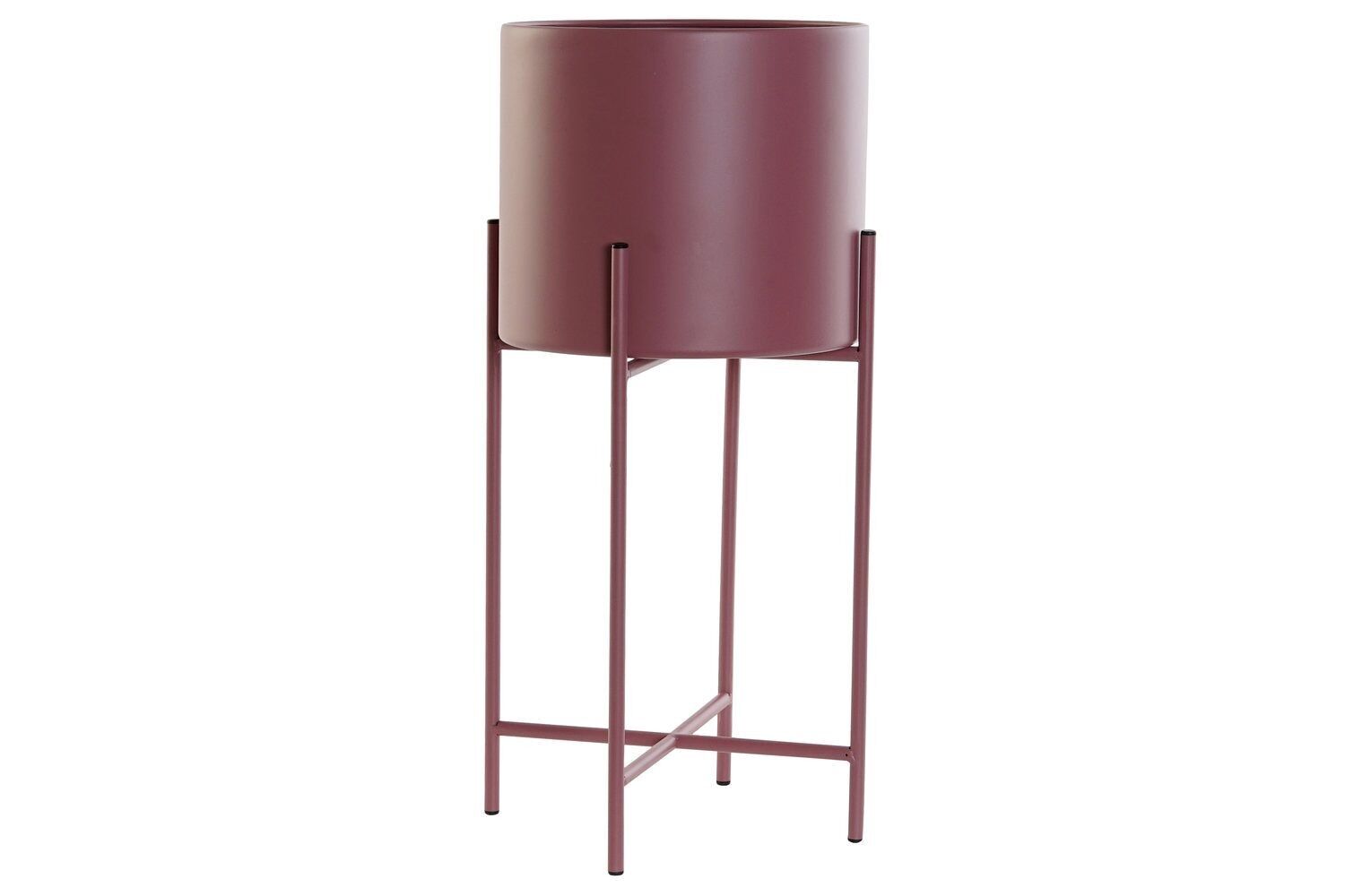 MACETERO METAL 25,5X25,5X51,5 MAGENTA MC178541