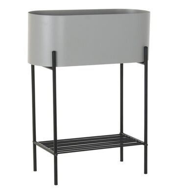 MACETERO METAL 50X20X63 GRIS MC189825