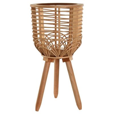 FIORIERA IN RATTAN 23X23X46.5 FIORIERA IN RATTAN NATURALE MC214179