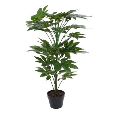 PVC-ANLAGE 64X64X90 FATSIA JAPONICA GRÜN JA186533