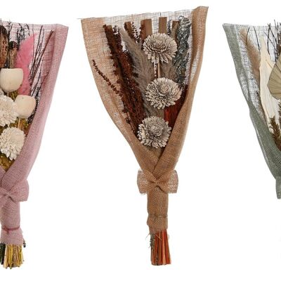 JUTE DRIED FLOWER BOUQUET 30X10X60 3 ASSORT. JA211961