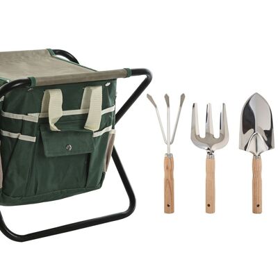 SET 8 UTENSILI ALLUMINIO 45X45X45 CON SGABELLO JA211423