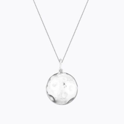 MOON - Silver with Chain