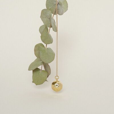 MOON - Yellow gold with Chain