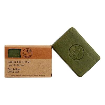 Aleppo Soap with Prickly Pear - Natural Exfoliant 100g