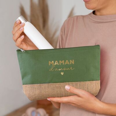 Trousse de toilette Maman - idée cadeau femme fete des mères - Maman, mamy ou nanou