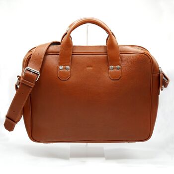 Sac Ordinateur Jouko Cognac 1