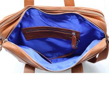 Sac Ordinateur Jouko Cognac 4