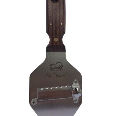 STAINLESS STEEL TRUFFLE SLICER WITH WOODEN HANDLE